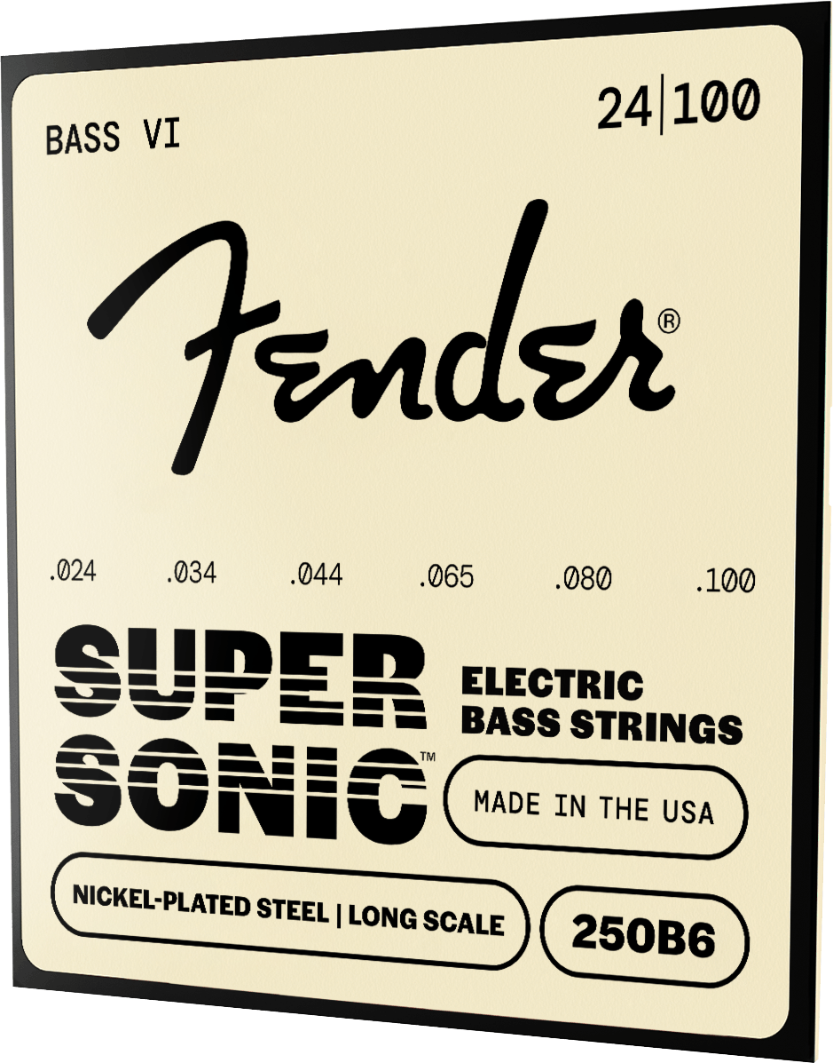SuperSonic™ 250B6 Nickel-Plated Steel Bass VI Strings
