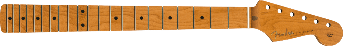 Roasted Maple Vintera® Mod 50's Stratocaster® Neck, 21 Medium Jumbo Frets, 9.5", "V" Shape