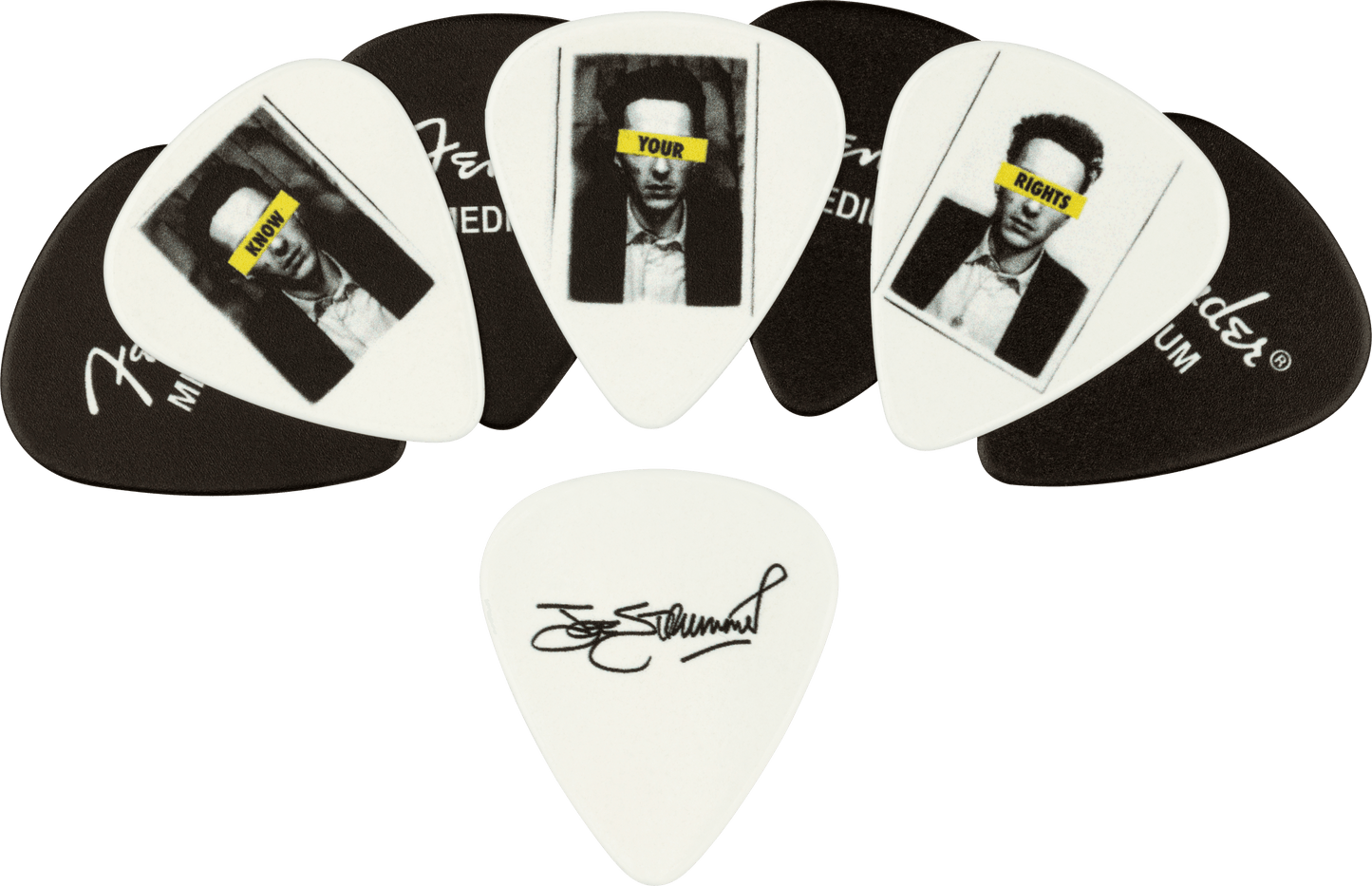 Joe Strummer Pick Tin, Medium - 8 Pack